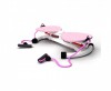Фитнес платформа DFC "Twister Bow" с эспандерами розовый - магазин СпортДоставка. Спортивные товары интернет магазин в Томске 