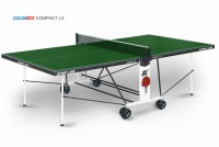 Теннисный стол для помещения Compact LX green усовершенствованная модель стола 6042-3 s-dostavka - магазин СпортДоставка. Спортивные товары интернет магазин в Томске 