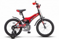 Детский велосипед Stels Jet 16" Z010 черный красный 2022 - магазин СпортДоставка. Спортивные товары интернет магазин в Томске 