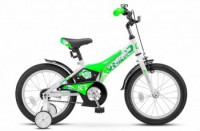 Детский велосипед Stels Jet 16" Z010 зеленый белый  2022 - магазин СпортДоставка. Спортивные товары интернет магазин в Томске 