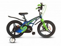 Детский велосипед Stels Galaxy Pro 16" V010 зеленый 2022 - магазин СпортДоставка. Спортивные товары интернет магазин в Томске 
